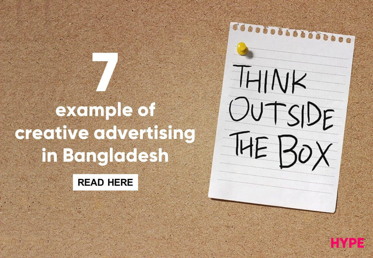 Creative Advertising Example in Bangladesh