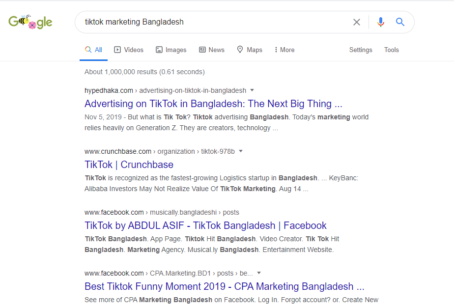 rank in Google