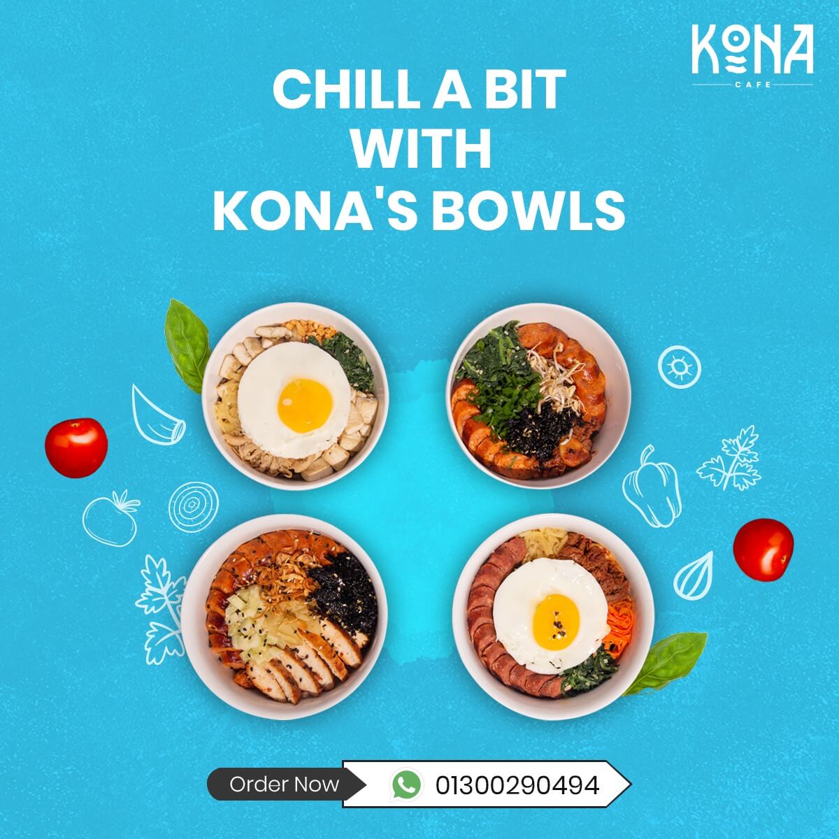 Social Content for Kona Cafe Restaurant